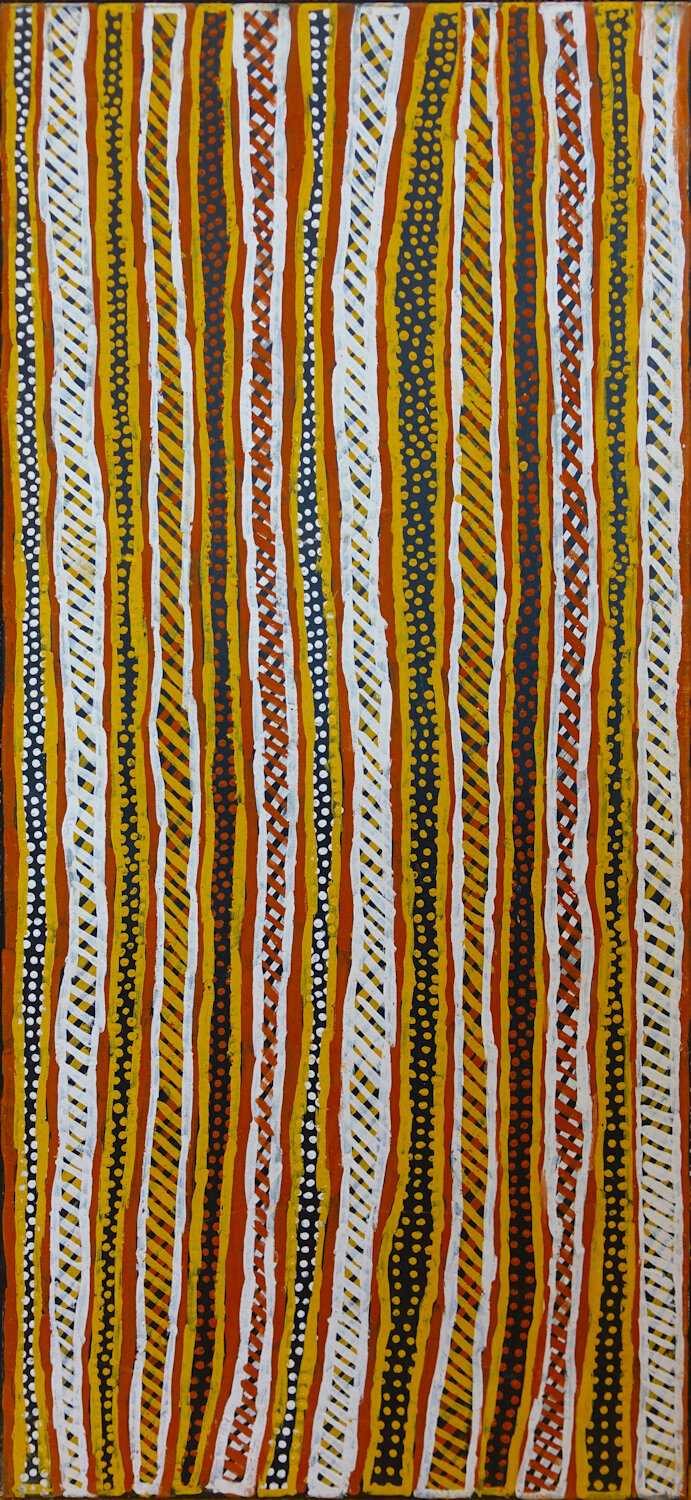 Minga, 2000 by Jean Baptiste Apuatimi 115x43cm Cat 10441JB