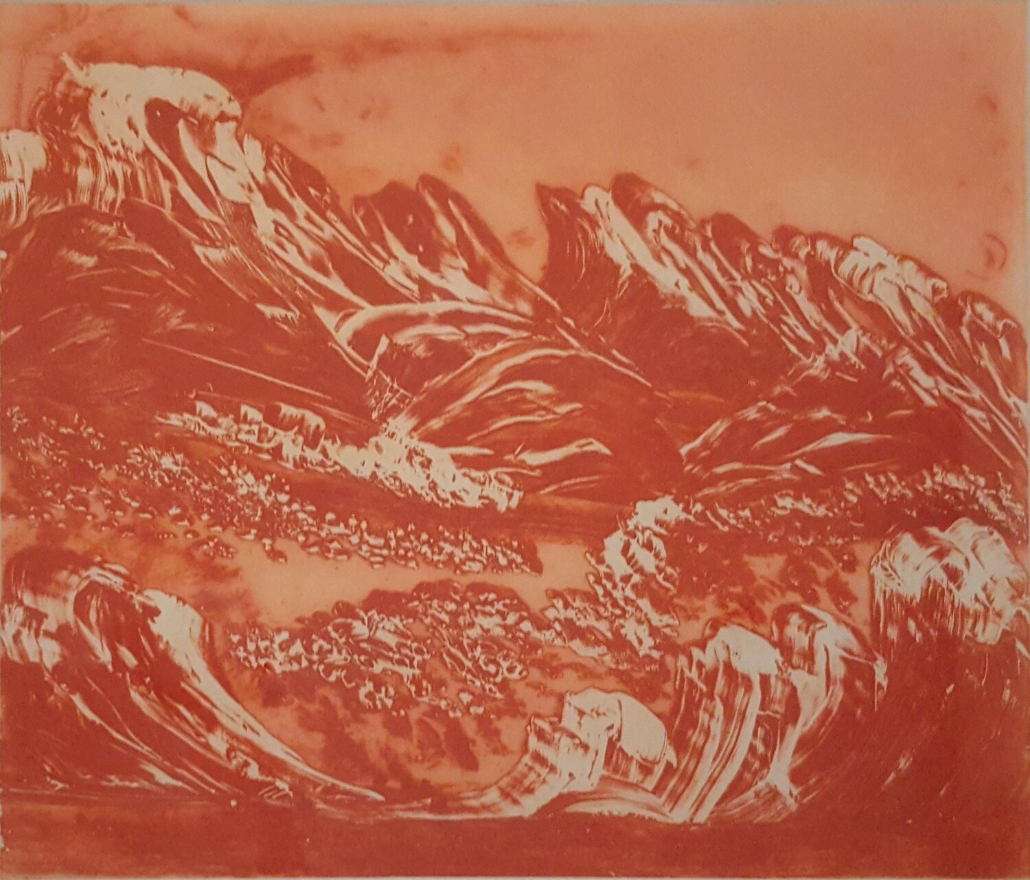 Artetyerre Etching by Billy Benn Perrurle BB-2