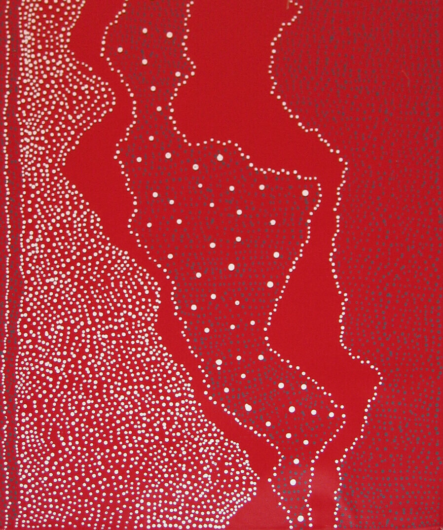 Pirlinyanu, 2005 by Julie Nangala Robertson
76x91cm Cat9268JR