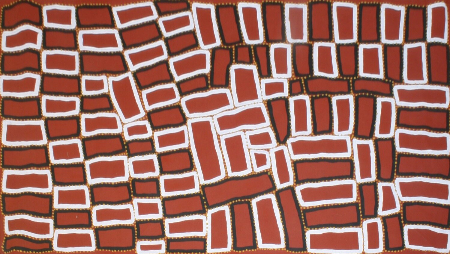 Lake Mackay, 2000 by Walala Tjapaltjarri, 198x122cm Cat 6292WT