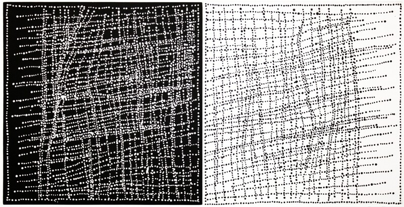 Etching Diptych by Dorothy Napangardi DN-26