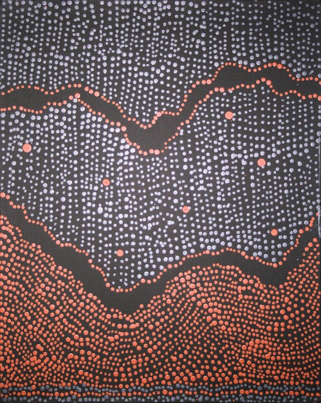 Pirlinyanu Dreaming (Triptych), 2008 – Julie Nangala Robertson