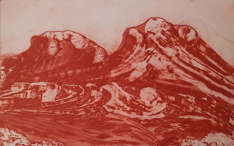 Artetyerre Etching by  Billy Benn Perrurle