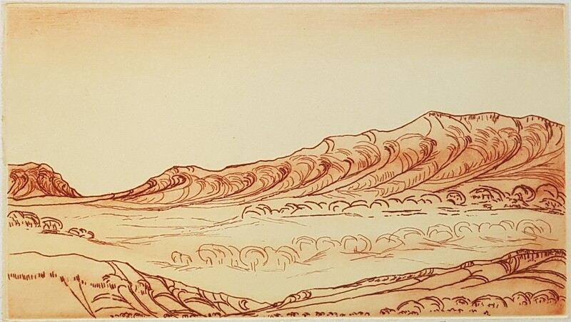 Artetyerre Etching by  Billy Benn Perrurle