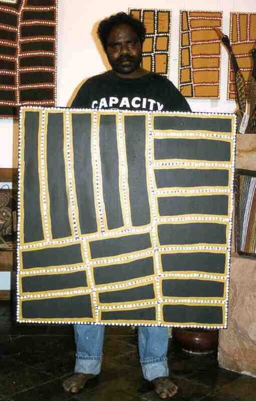 Tingari Cycle (Site - Yarrawangu) 1999 by Walala Tjapaltjarri 92x92cm 3548WT