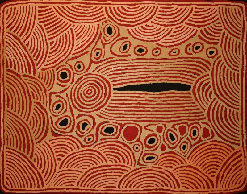 Karku (2008) by Mary Gibson Nakamarra, 152x122cm 10568MG