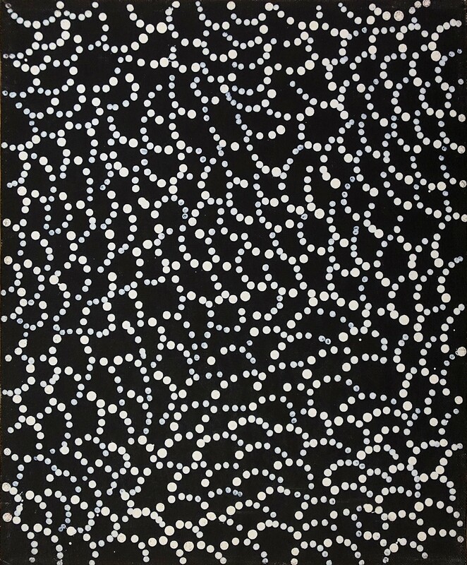 Pirlinyanu by Julie Nangala Robertson 30x25cm stretched canvas 7971JR