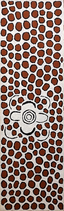 Women's Ceremony for Bush Apple, 2001 (198x61cm) by  Barbara Reid