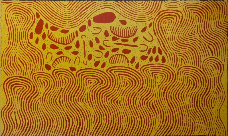 Women's Dreaming, 2000 (122x198cm) by Barbara Reid