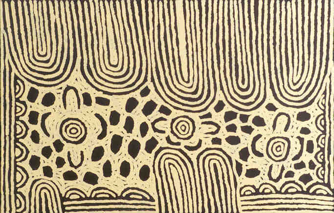 Minyma Tingari, 2000  by Barbara Reid 82x125cm, 4662BR