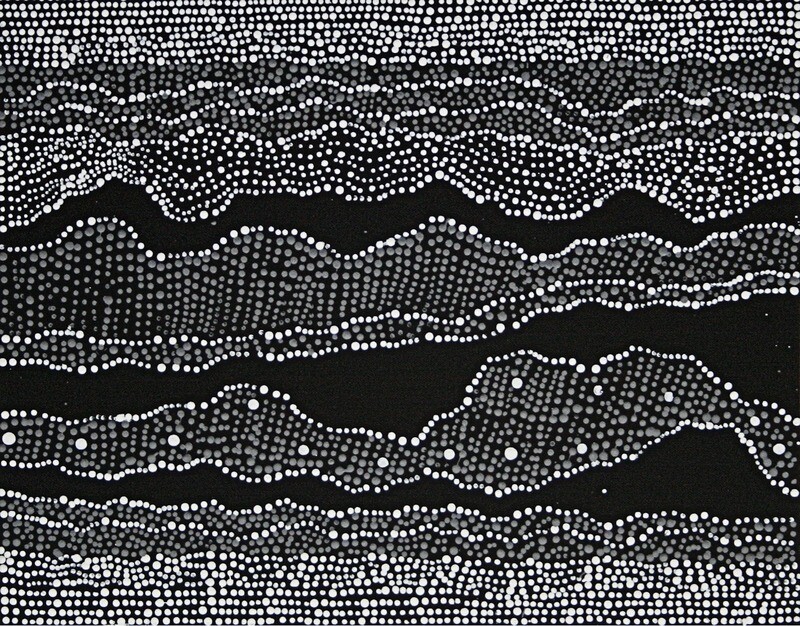 Water Dreaming by Julie Nangala Robertson 40x51cm