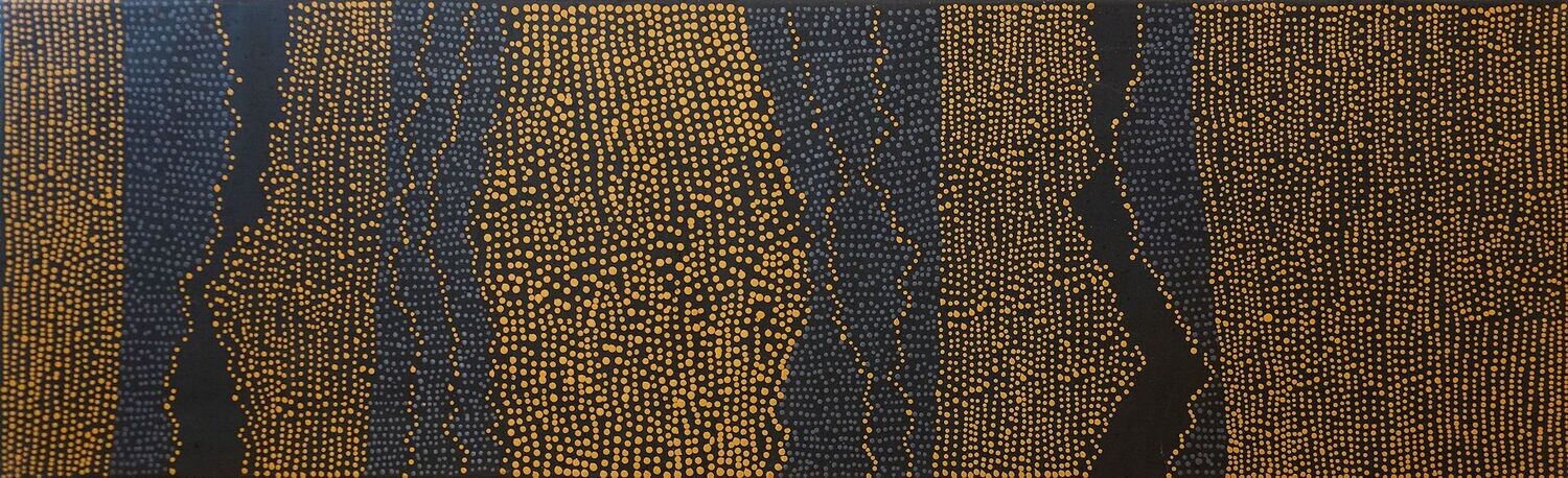 Pirlinyanu, 2004 by Julie Nangala Robertson
198x61cm Cat 8872JR