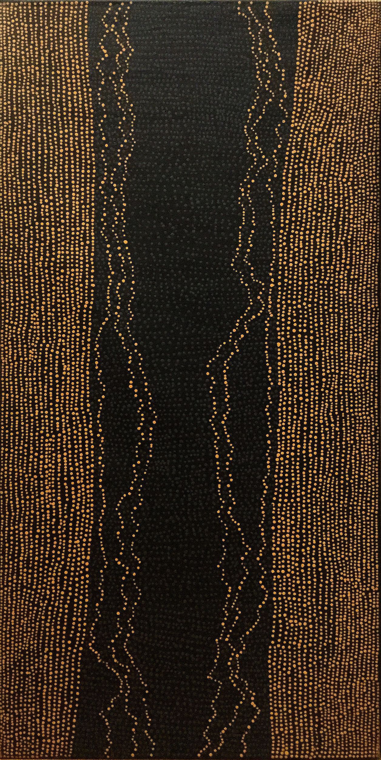 Water Dreaming, 2004 by Julie Nangala Robertson 152x76cm