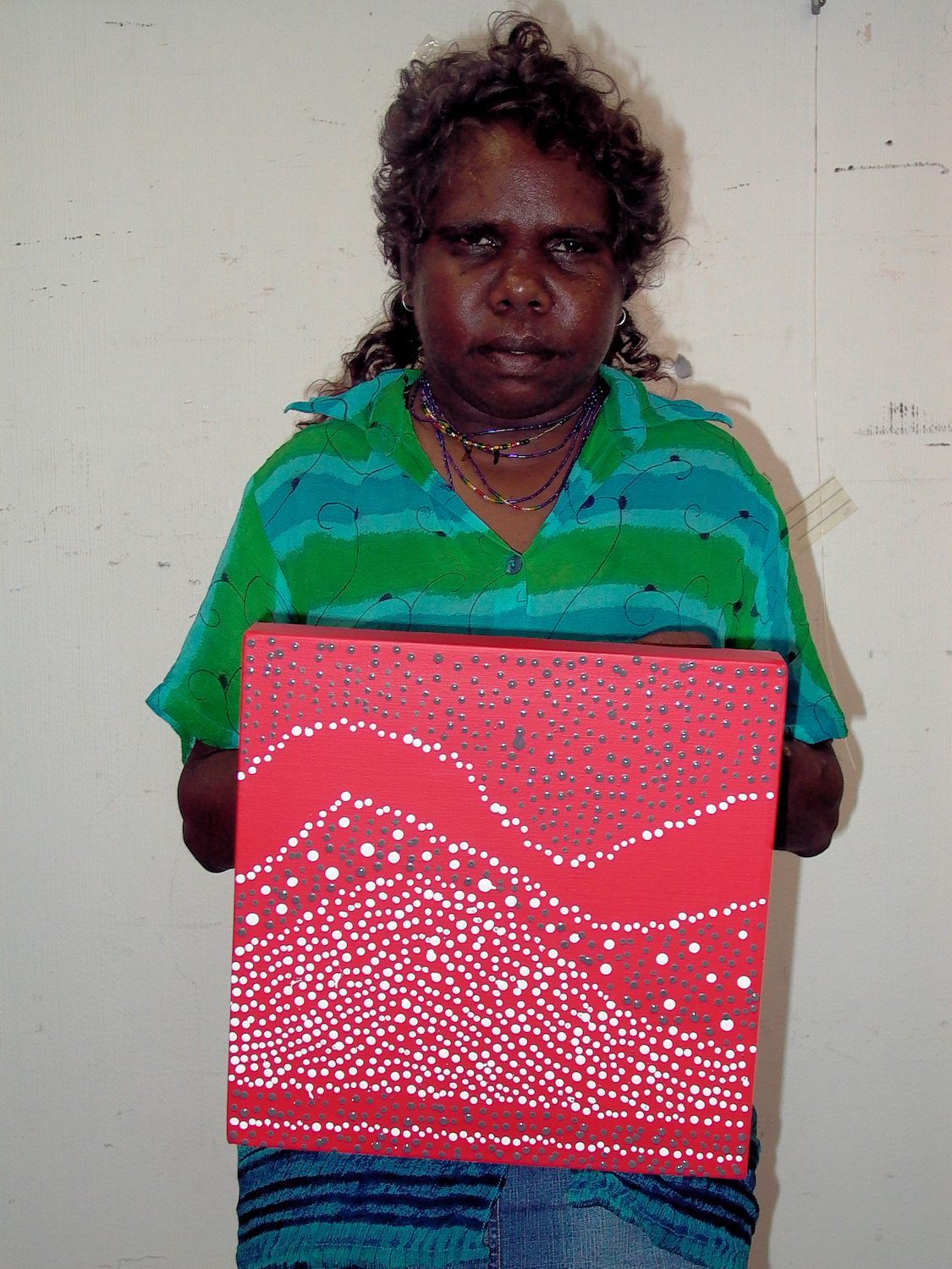 Pirlinyanu Site  by Julie Nangala Robertson 30x30cm