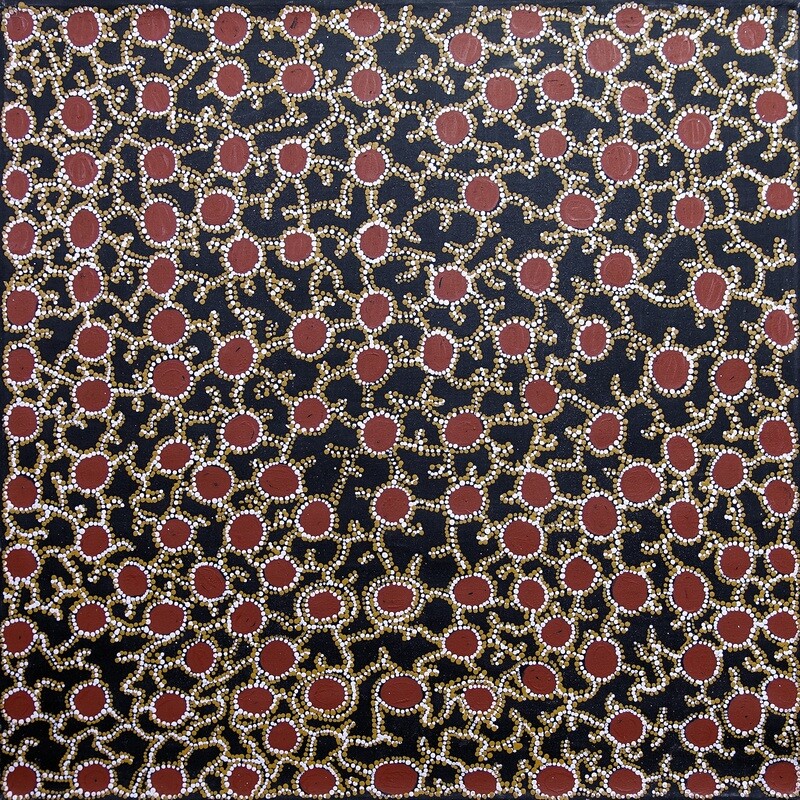 Mukati Dreaming, 1999 by Dorothy Napangardi 92x92cm 3190DN