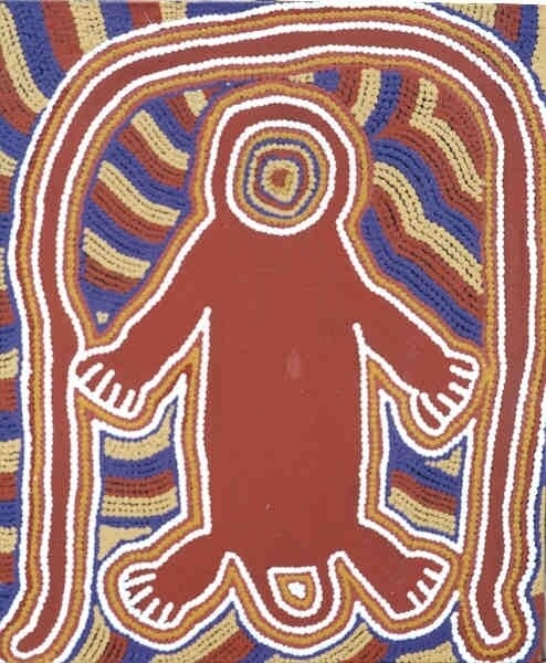 ET '92 by Linda Syddick Napaltjarri, 51x61cm Cat 1423LSN