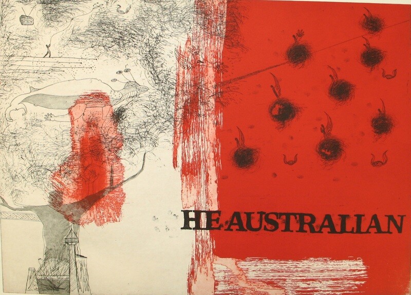 He Australian - Limited Edition Etching by Rusiate Lali