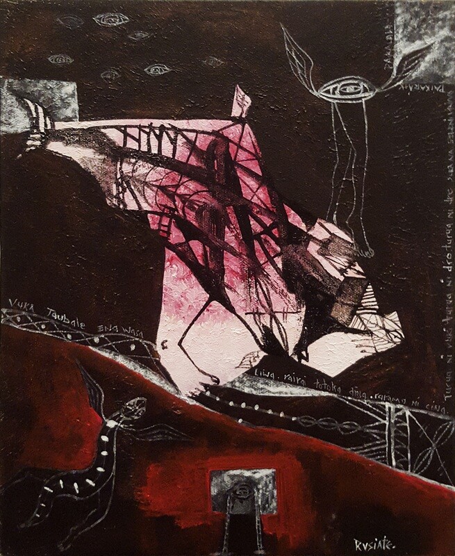 Flight by Rusiate Lali, 25x30cm