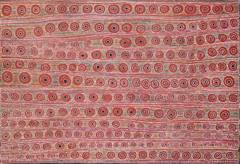 Beyond Mina Mina - Bilby Dreaming by Dorothy Napangardi, 244x168cm 9755DN