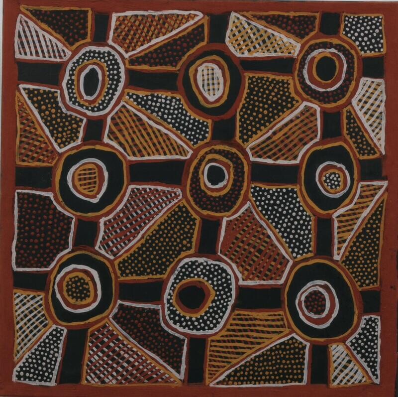 Jilamara, 2000 by Jean Baptiste Apuatimi 80x80cm Cat 14411JB