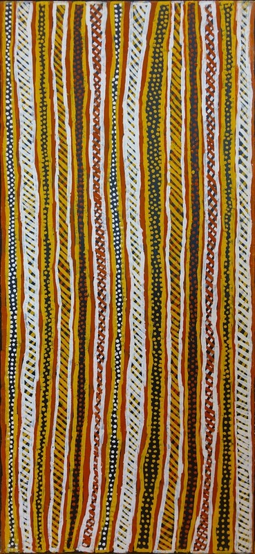 Minga, 2000 by Jean Baptiste Apuatimi 115x43cm Cat 10441JB