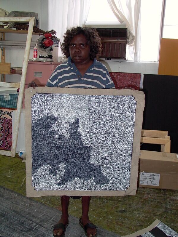 Pirlinyanu by Julie Nangala Robertson, 61x61cm