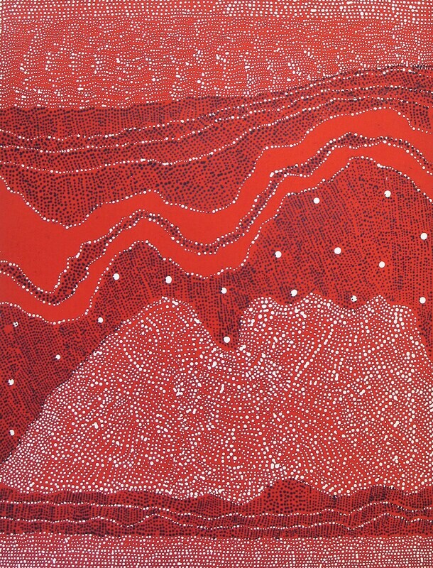 Pirlinyanu, 2010  by Julie Nangala Robertson Etching