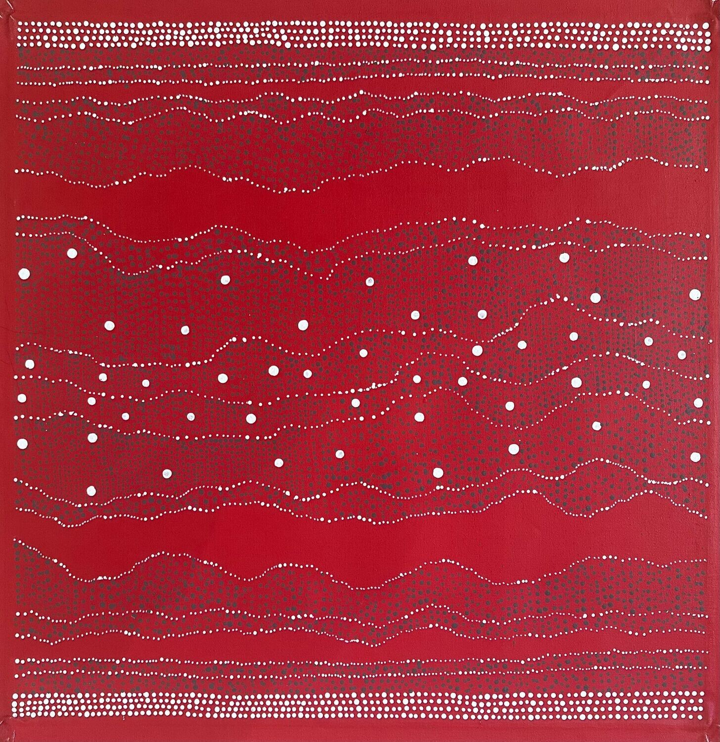 Julie Nangala Robertson, Pirlinyanu 2011, 61x61cm