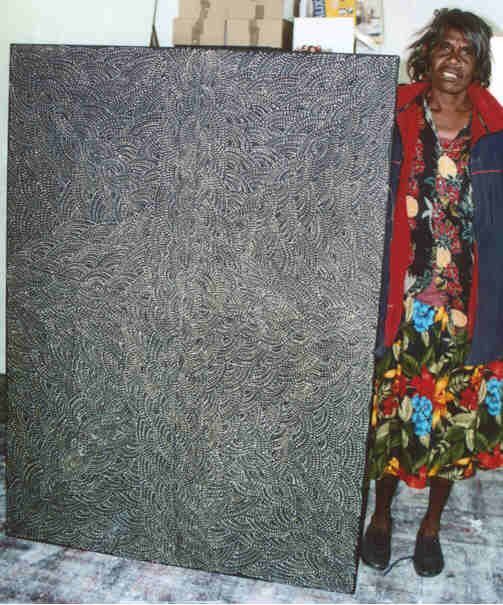 Amwekety (Winter) by Gracie Pwerle (Purle) Morton 112x152cm  Cat 7419GM