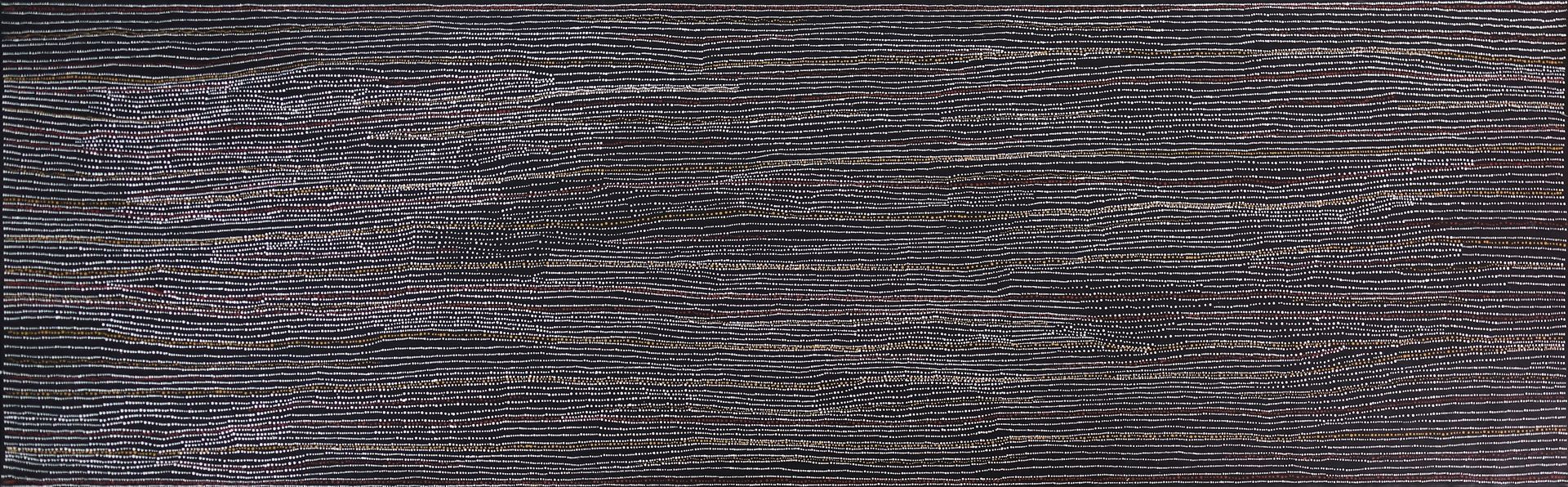 Sandhills at Mina Mina  by Dorothy Napangardi 107x348cm 11135DN