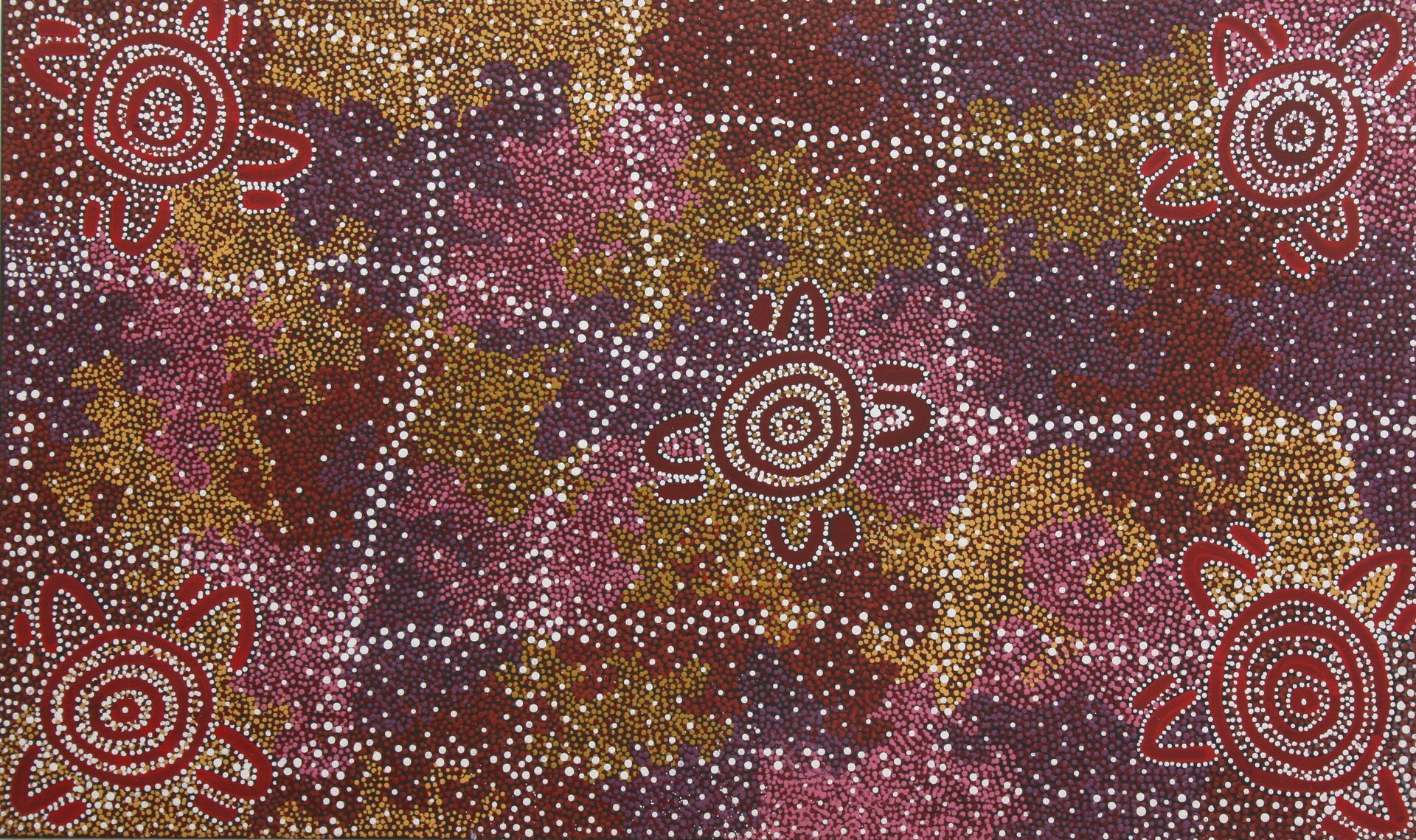 Ngurlu (Black Seed) by Polly Napangardi Watson, 152x91cm