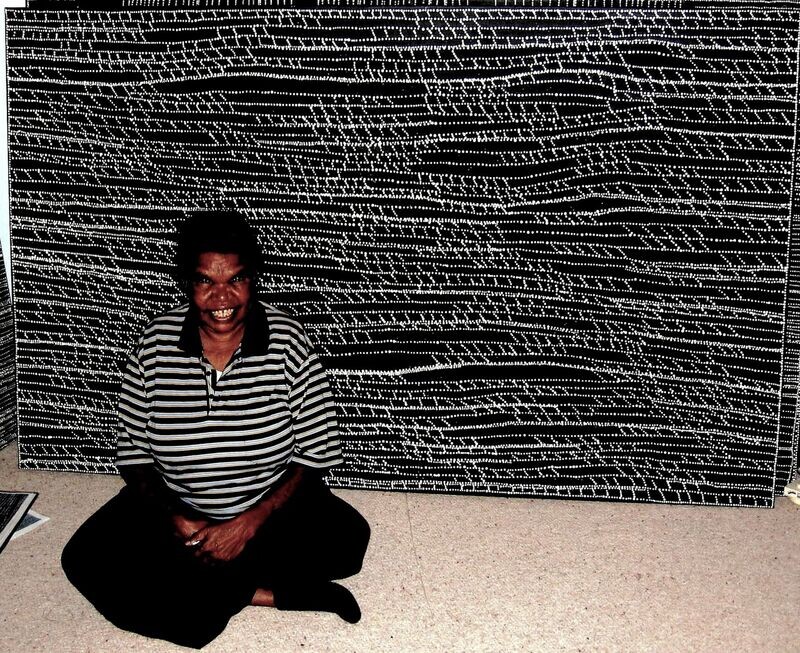 Kana-Kurlangu by Dorothy Napangardi 122x198cm 7469DN