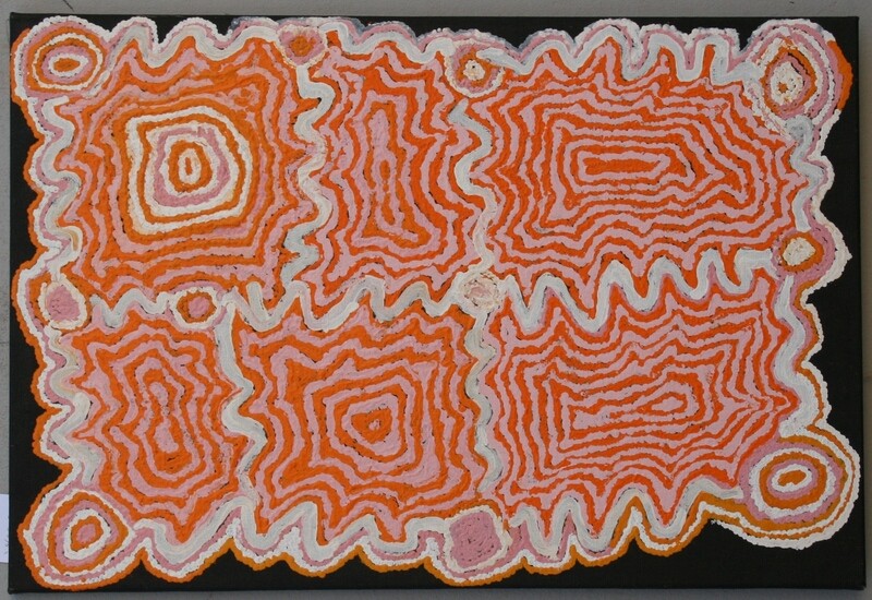 Talila, 2006 by Margaret Jennings Panaka, 50x76cm Cat 13042MJ