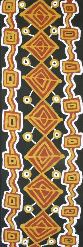 Ngaturn 2008, by Winston Mitchell 152x51cm