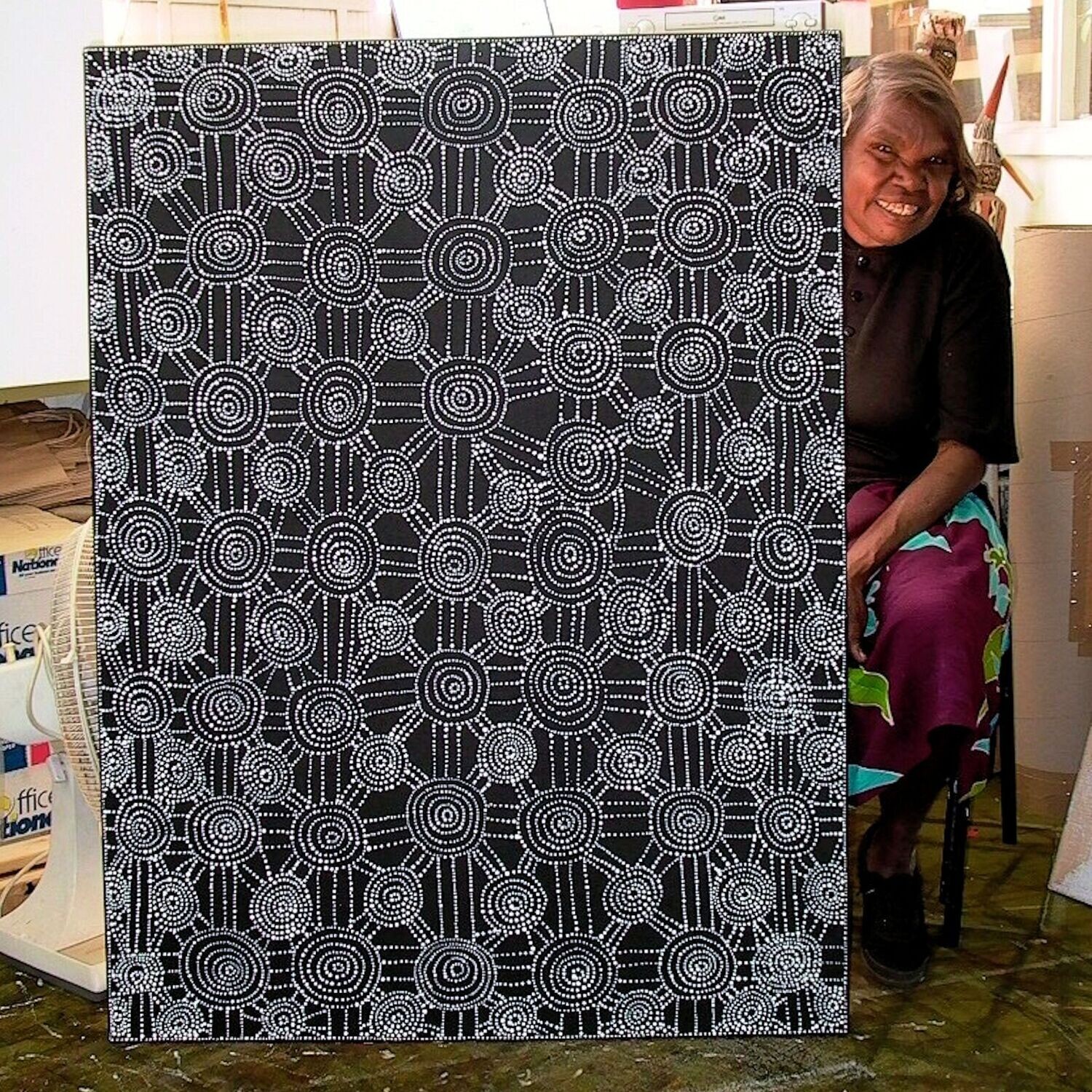 Tingari 2004 by Dorothy Napangardi,  92x122cm 8053DN