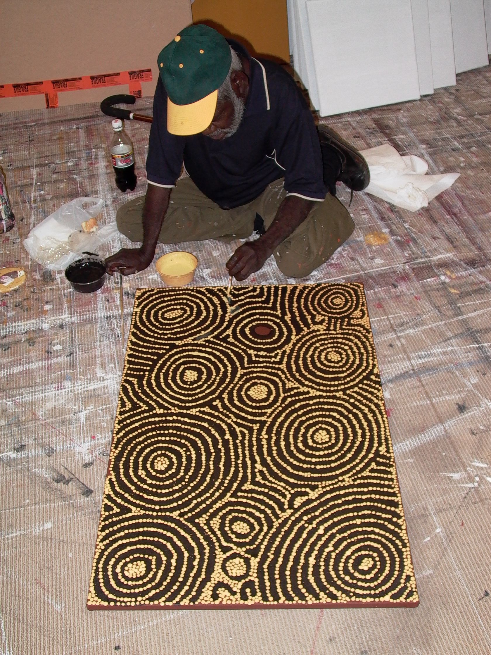 Tingari Cycle, 2005  by Barney Campbell Tjakamarra 91x61cm 9667BC