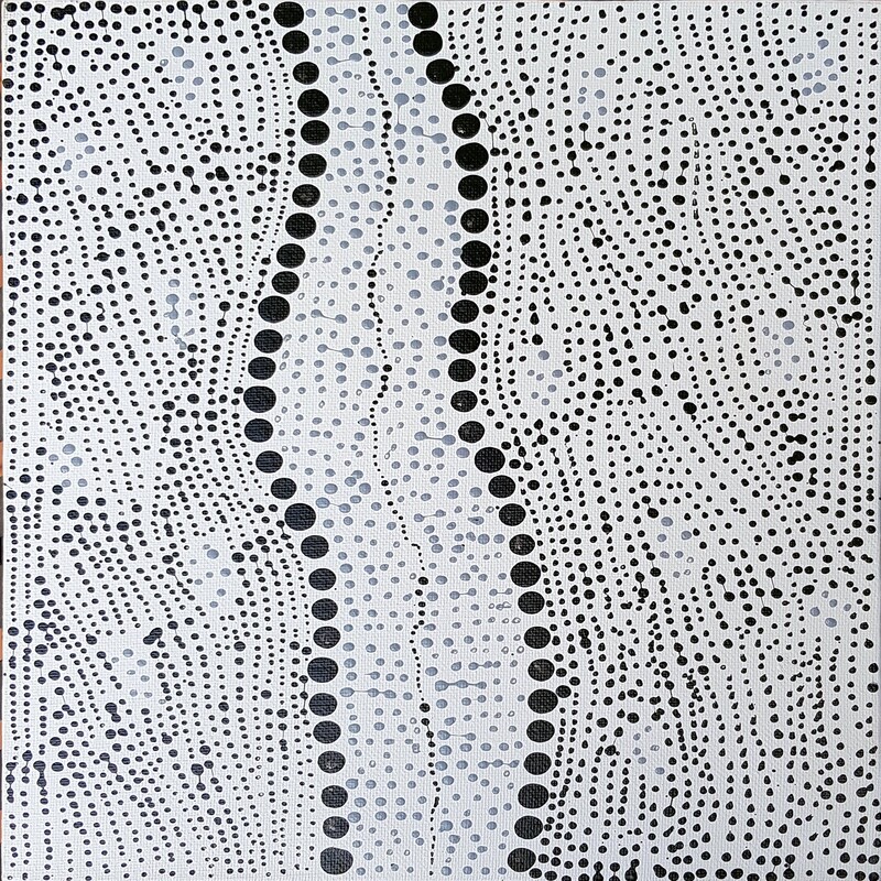 Pirlinyanu Site  by Julie Nangala Robertson 30x25cm 11166JJR