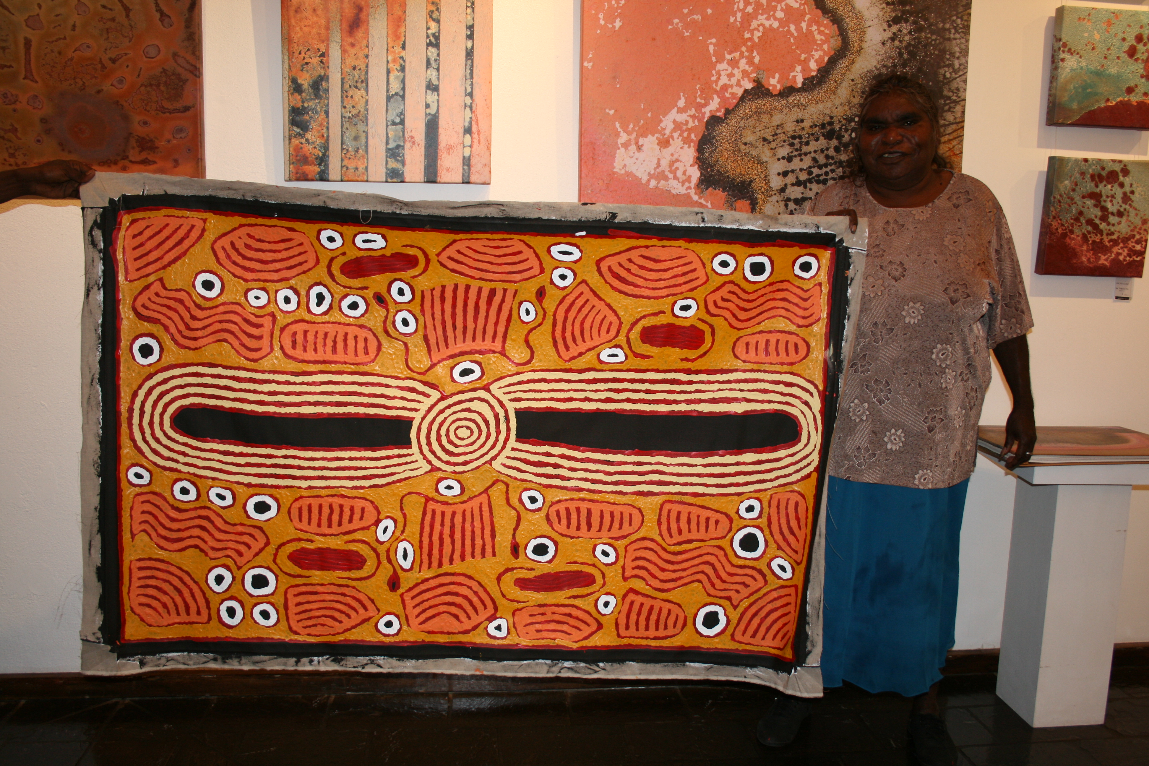 Grandmother Dreaming 2007 by Barbara Reid 152x91cm 13132BR