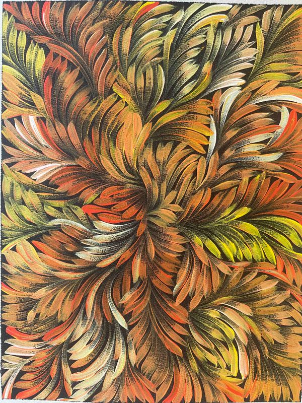 Jacinda Hayes: Capturing Bush Medicine Leaves in Art, 32x42cm FJ463