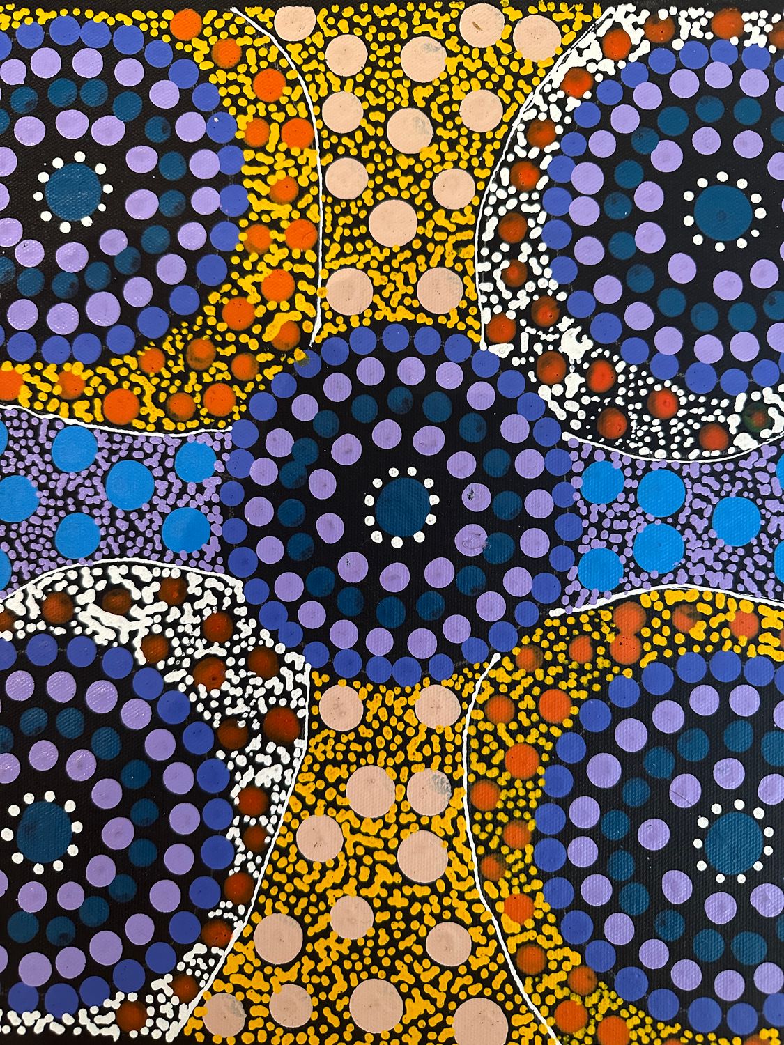 Waterhole by Eileen Bloomfield Perrule 32x32cm FJ470EB