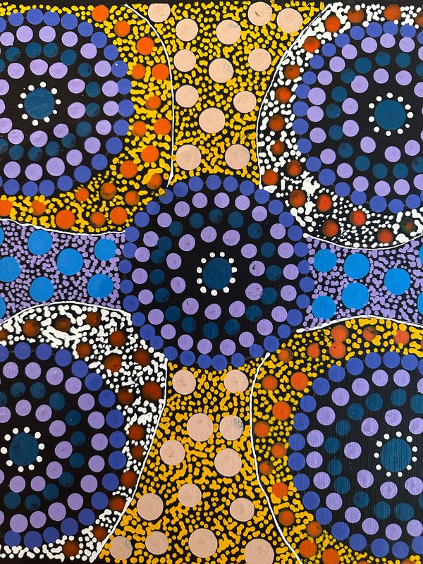 Waterhole by Eileen Bloomfield Perrule 32x32cm FJ470EB