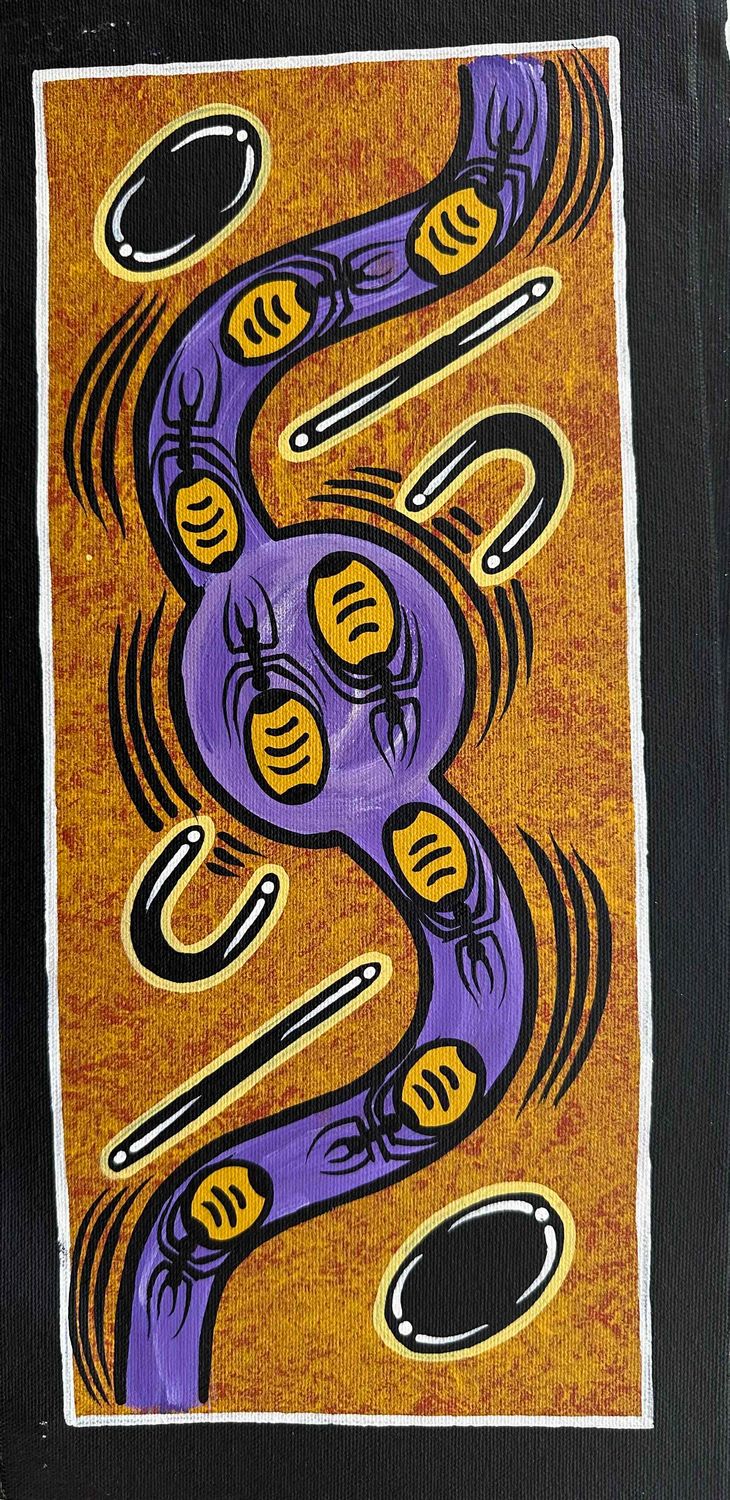 Bush Tucker - Honey Ants by Karen Taylor, 15x34cm FJ572KT