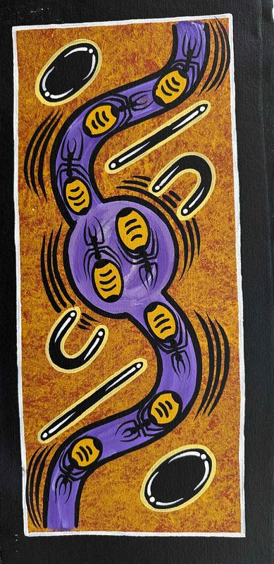 Bush Tucker - Honey Ants by Karen Taylor, 15x34cm FJ572KT