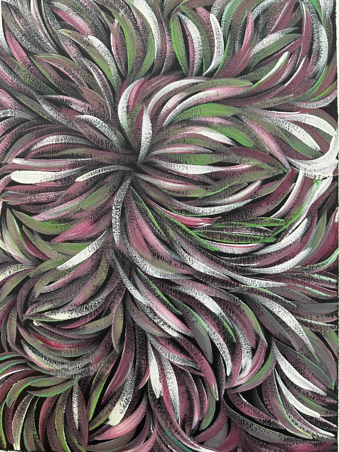 Bush Leaf Medicine by Margaret Scobie, 30X40cm FJ476MS