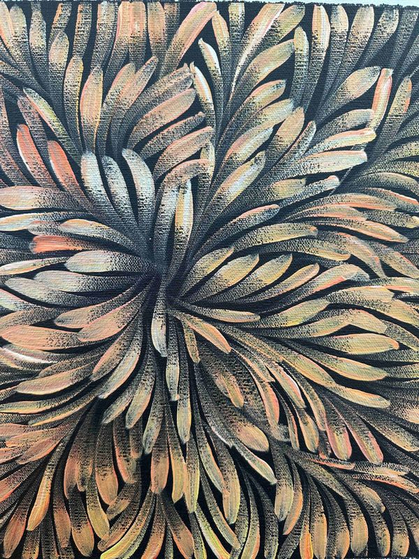 Jacinda Hayes: Capturing Bush Medicine Leaves in Art FJ081JJH 30X30CM