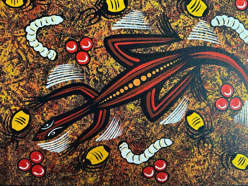 Bush Tucker by Karen Taylor 30x40cm FJ709KT