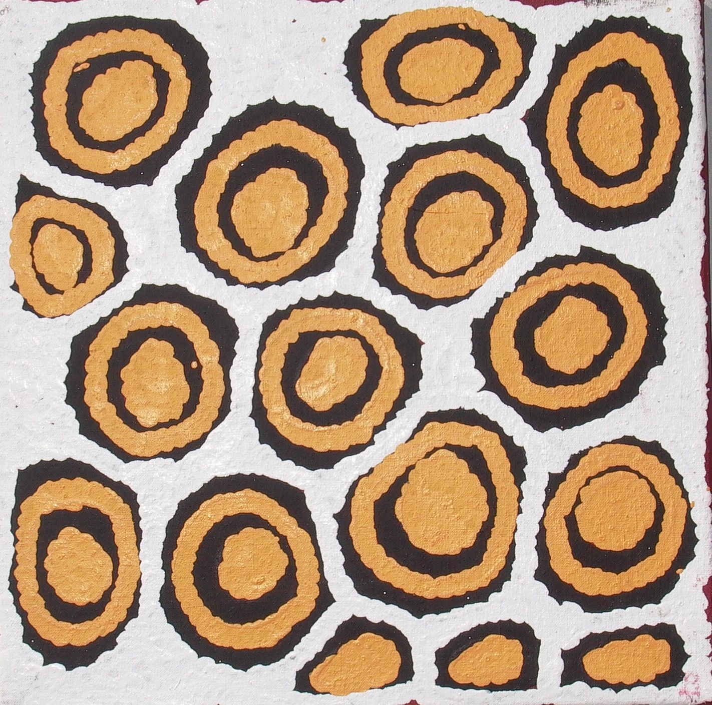 Minyma Tingari 2001 by Ningura Napurrula, 41x41cm, Cat 6647NN