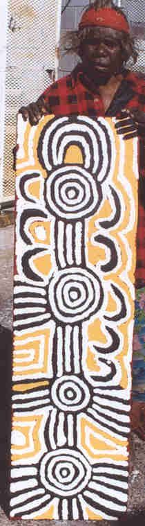 Minyma Tingari (Women's Law Painting) by Nancy Ross Nungurrayi, 36x122cm 6649NN