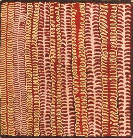 Bush Medicine Leaf Dreaming by Abie Loy Kemarre, 92x92cm