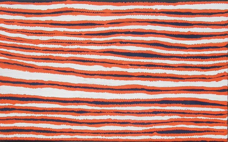 7593AN Tali (Sandhills) by Alice Nampitjinpa Dixon, 91x55cm 7593AN